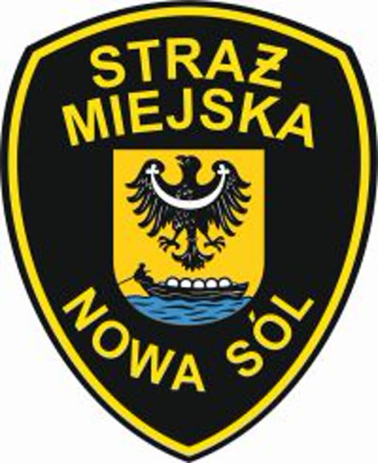 Kontrole nowosolskich strażników 9 Straż Miejska logo