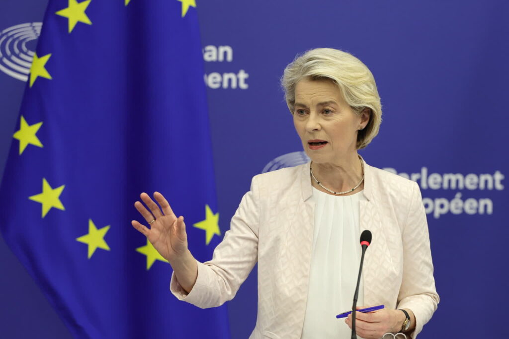 Ursula von der Leyen, przewodnicząca Komisji Europejskiej (PAP/EPA/RONALD WITTEK)