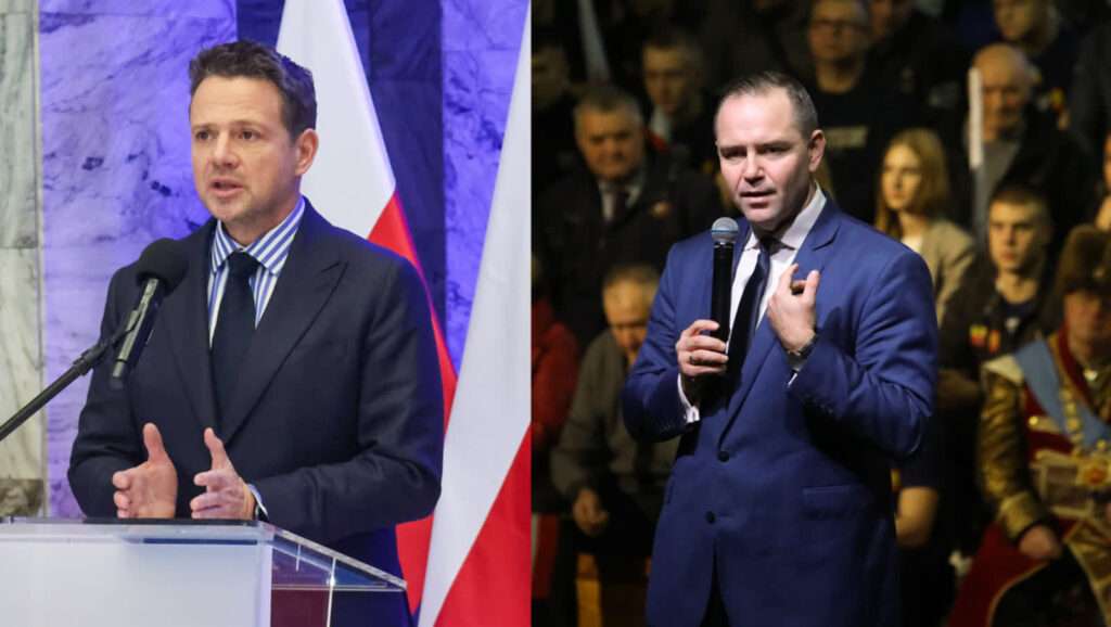 Rafał Trzaskowski (L), Karol Nawrocki Fot. PAP/Albert Zawada/Artur Reszko