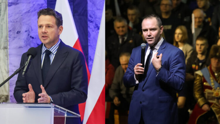 Rafał Trzaskowski (L), Karol Nawrocki Fot. PAP/Albert Zawada/Artur Reszko