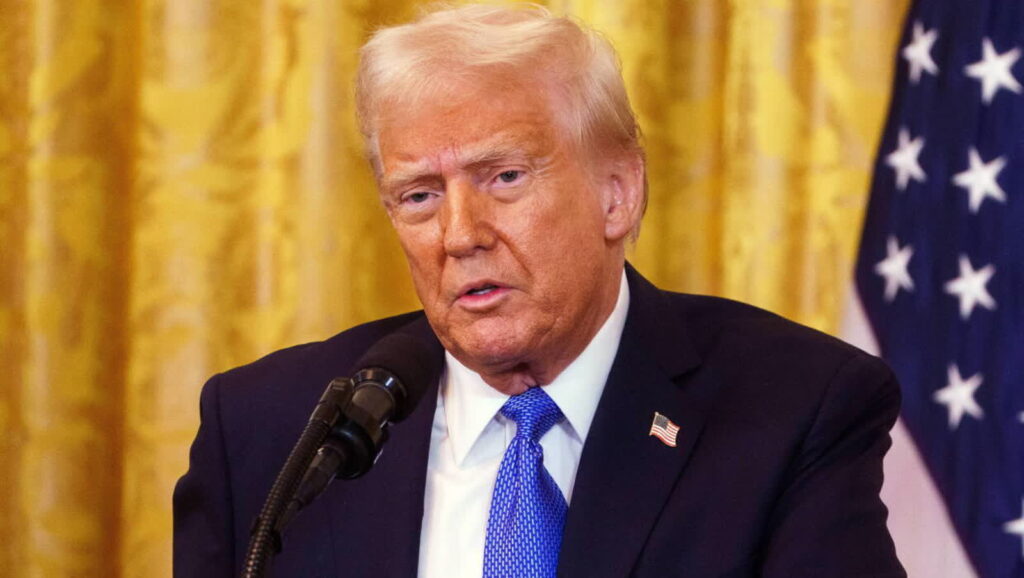 Prezydent Donald Trump. Fot. EPA/WILL OLIVER