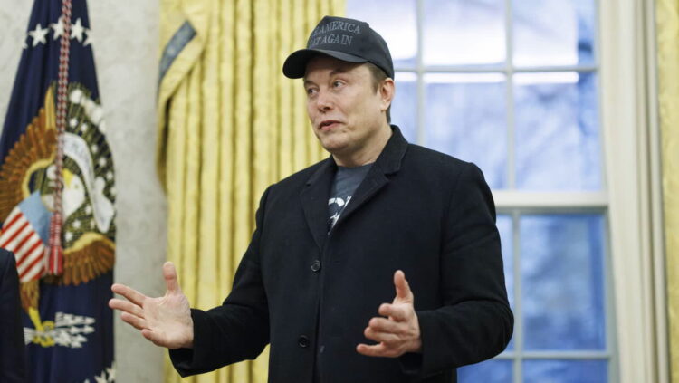 Elon Musk. Fot. PAP/EPA/Aaron Schwartz / POOL