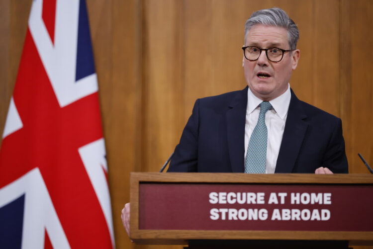 Kair Starmer, brytyjski premier (PAP/EPA/TOLGA AKMEN)