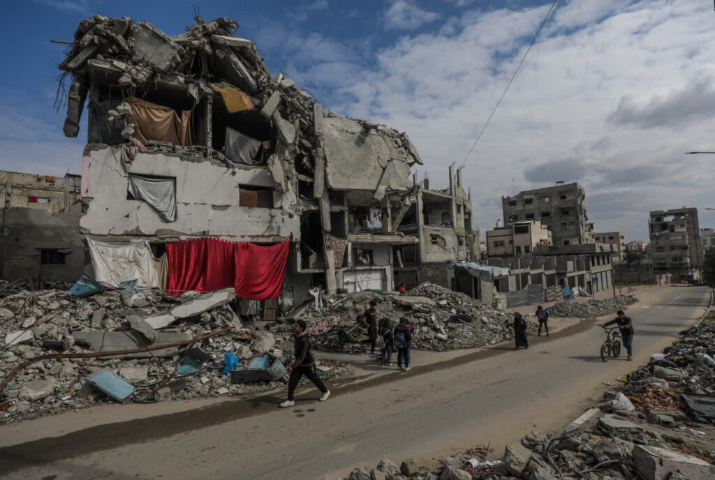 Strefa Gazy (PAP/EPA/MOHAMMED SABER)