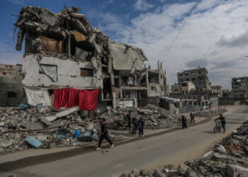 Strefa Gazy (PAP/EPA/MOHAMMED SABER)