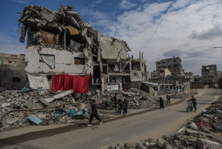 Strefa Gazy (PAP/EPA/MOHAMMED SABER)