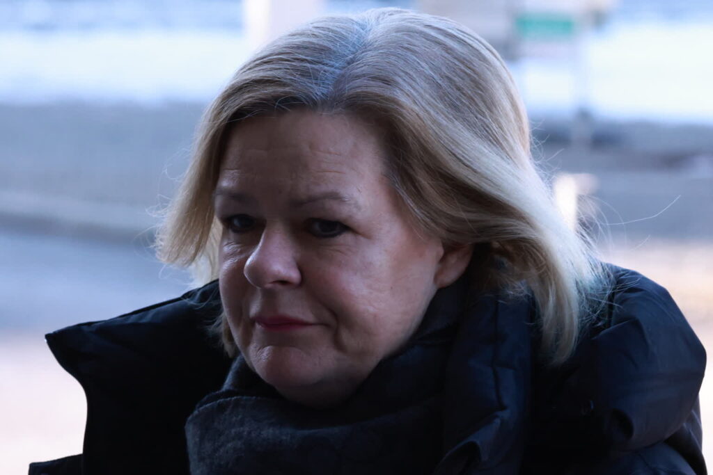 Nancy Faeser, fot: EPA/CLEMENS BILAN