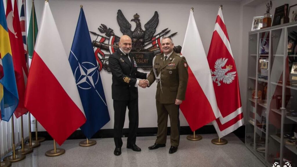 Adm. Giuseppe Cavo Dragone i gen. Wiesławem Kukuła. Fot. X/Sztab Generalny WP