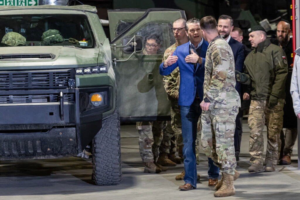 Jacek Raubo: Wizyta Pete'a Hegsetha w Polsce to sygnał dla flanki wschodniej NATO fot: PAP/Paweł Jaskółka