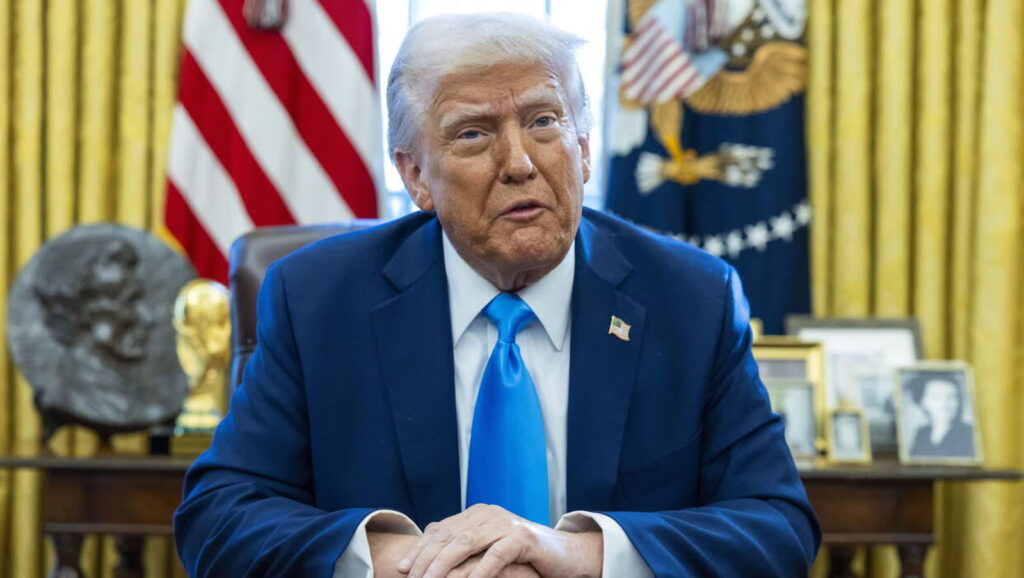 Donald Trump. Fot. PAP/EPA/SHAWN THEW / POOL