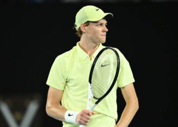 Jannik Sinner Fot. PAP/EPA/JOEL CARRETT