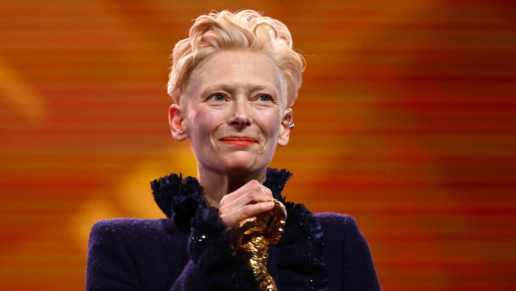 Tilda Swinton. Fot. EPA/HANNIBAL HANSCHKE