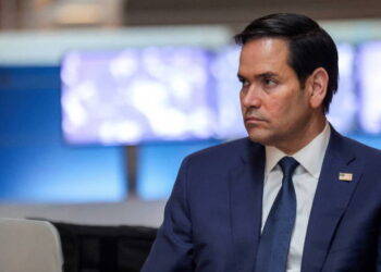 Marco Rubio. Fot. PAP/EPA/JACK GUEZ / POOL