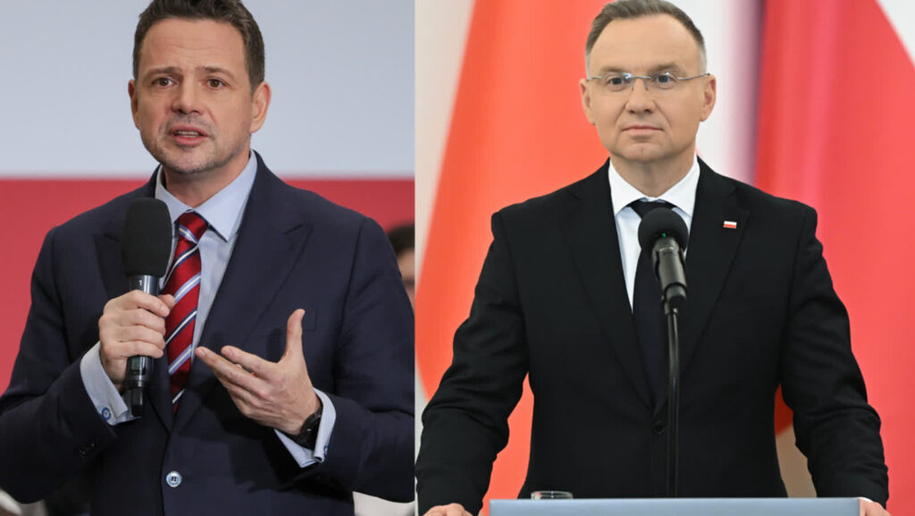 Rafał Trzaskowski, Andrzej Duda. Fot. PAP/Paweł Supernak/Radek Pietruszka