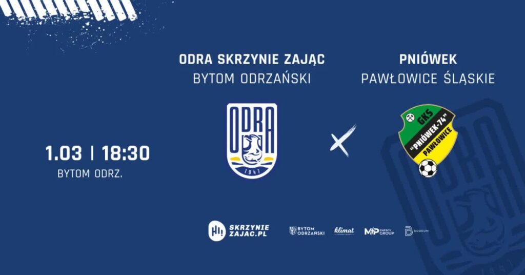 Przed Odrą pierwszy z serii domowych meczów grafika: Facebook/Odra Skrzynie Zając Bytom Odrzański
