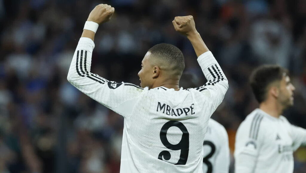 Kylian Mbappe. Fot. PAP/EPA/JUANJO MARTIN