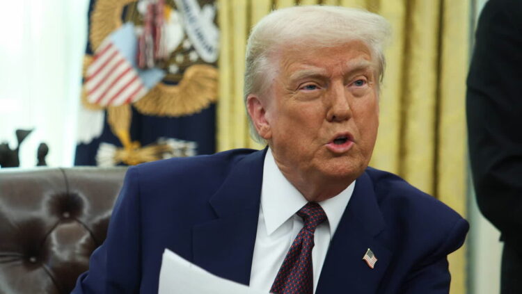 Prezydent USA Donald Trump. Fot. PAP/EPA/FRANCIS CHUNG / POOL