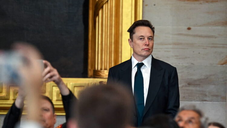Elon Musk. Fot. PAP/EPA/KENNY HOLSTON / POOL