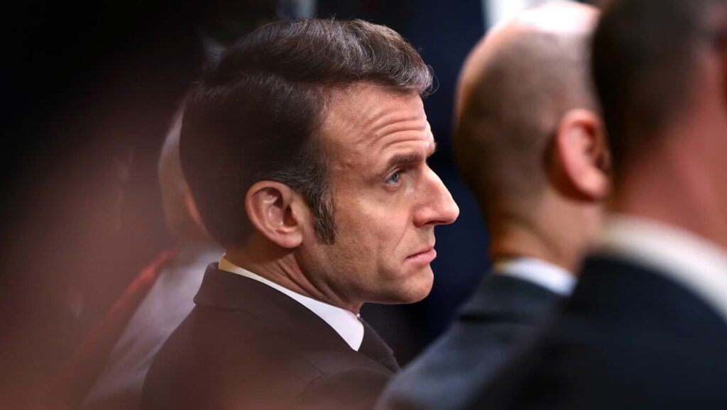 Prezydent Francji Emmanuel Macron. Fot. PAP/EPA/ABDUL SABOOR / POOL