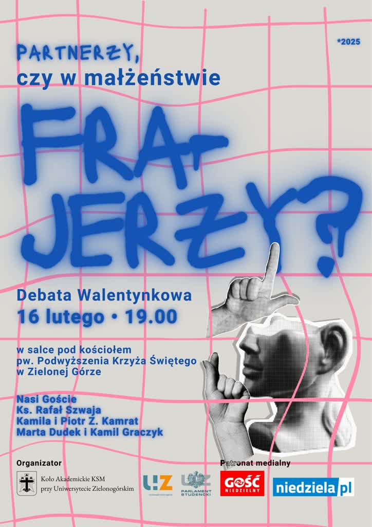 Debata walentynkowa już w niedzielę, 16 lutego Radio Zachód - Lubuskie