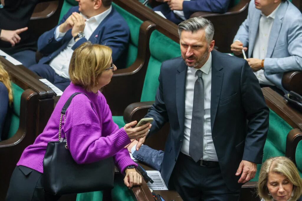 Waldemar Sługocki z poseł Katarzyną Osos. Fot. Waldemar Sługocki/FB