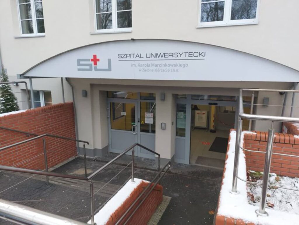 Szpital Uniwersytecki im. Karola Marcinkowskiego w Zielonej Górze (fot. Radio Zielona Góra)