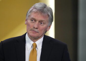 Dmitrij Pieskow, fot. PAP/EPA/AP POOL/ALEXANDER ZEMLIANICHENKO / POOL