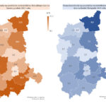 Stopa rejestrowanego bezrobocia w Lubuskiem. Porównanie lat 2011 i 2024
