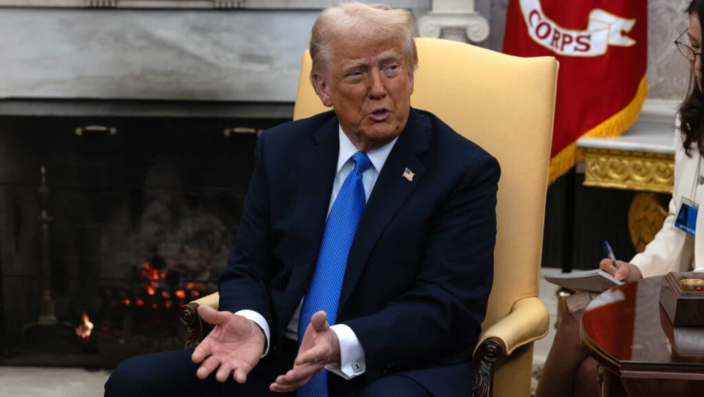 Prezydent USA: Palestyńczycy nie będą mieli prawa do powrotu do Strefy Gazy 1 Prezydent USA Donald Trump Fot. ANNA ROSE LAYDEN/POOL/PAP/EPA