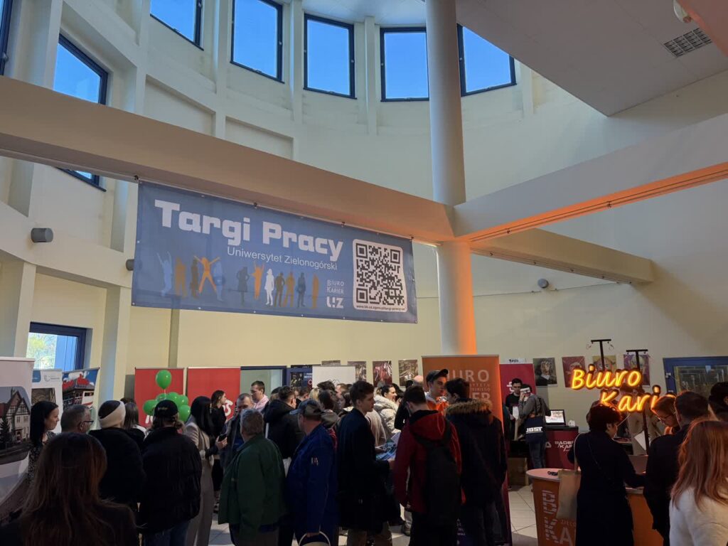 Targi Pracy na Uniwersytecie Zielonogórskim Radio Zachód - Lubuskie