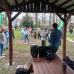 Mieszkańcy Zagórza w gm. Czerwieńsk protestują przeciwko wycinaniu olchowych lasów (fot. Piotr Bakselerowicz)