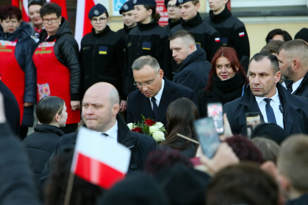 Prezydent Duda we Wschowie 3 fot: PAP/Lech Muszyński