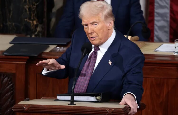 Prezydent USA Donald Trump. Fot. PAP/EPA/ SHAWN THEW