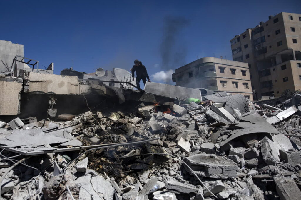 Ataki Izraela na Strefę Gazy. Zginęło już ponad 500 osób, w tym pracownicy UNRWA 3 Strefa Gazy. Fot. PAP/EPA/HAITHAM IMAD