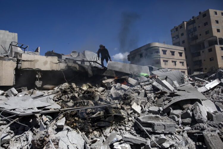 Strefa Gazy. Fot. PAP/EPA/HAITHAM IMAD