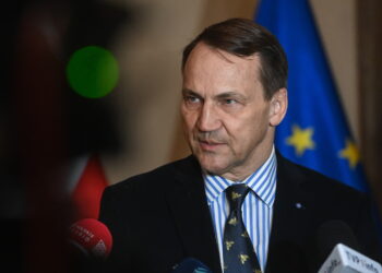 Szef MSZ Radosław Sikorski. Fot. PAP/Piotr Nowak
