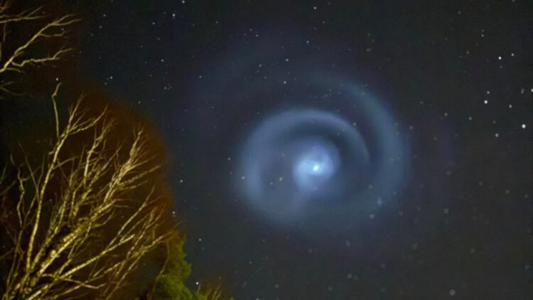 Tajemnicze zjawisko nad Polską. Na niebie pojawił się wir 9 Fot. Z głową w gwiazdach/FB