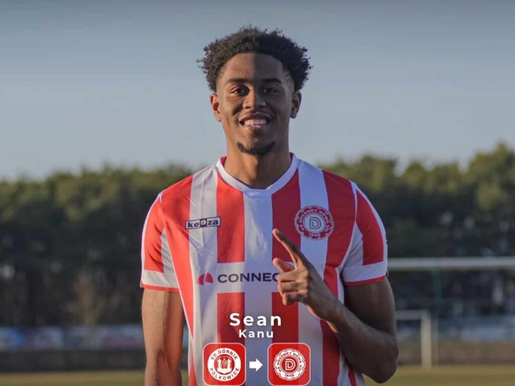 Sean Kanu w Dozamecie. Kulisy transferu syna legendy do lubuskiej IV ligi fot. Facebook/KS Dozamet Connector Nowa Sól