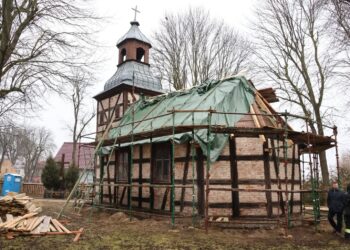 Kolejny etap remontu kościółka w Świętym Wojciechu Radio Zachód - Lubuskie
