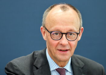 Friedrich Merz (PAP/EPA/HANNIBAL HANSCHKE)