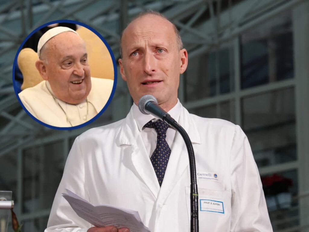 Fot. PAP/EPA/GIUSEPPE LAMI i x.com/VaticanNews