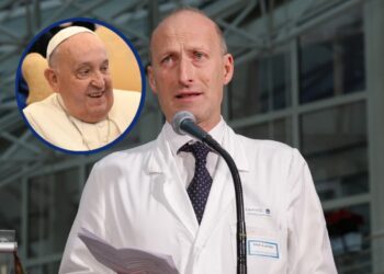 Fot. PAP/EPA/GIUSEPPE LAMI i x.com/VaticanNews