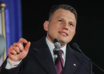 Zdjęcie ilustracyjne, Sławomir Mentzen w Kutnie, fot. PAP/Marian Zubrzycki