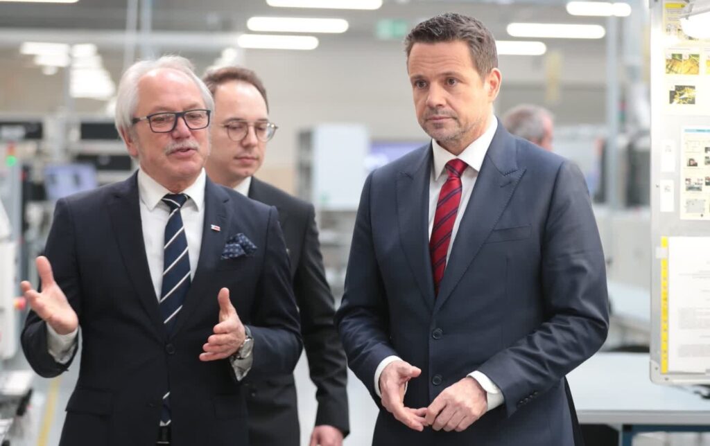 Ryszard Wtorkowski, prezes LUG, i Rafał Trzaskowski, prezydent Warszawy (UMZG)