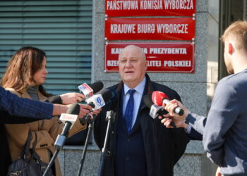 WARSZAWA POSIEDZENIE PKW WS. WYPŁATY ŚRODKOW DLA PIS. Fot. PAP/Rafał Guz