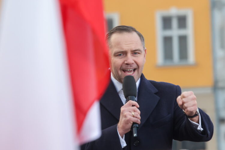 Karol Nawrocki w regionie 9 fot: PAP/Mikołaj Kuras