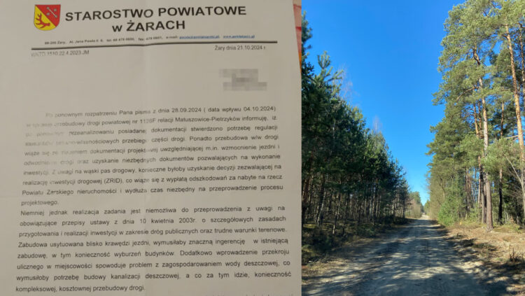 Mieszkańcy proszą o drogę. 13 lat! 9 Mieszkańcy proszą o drogę. 13 lat! Radio Zachód - Lubuskie