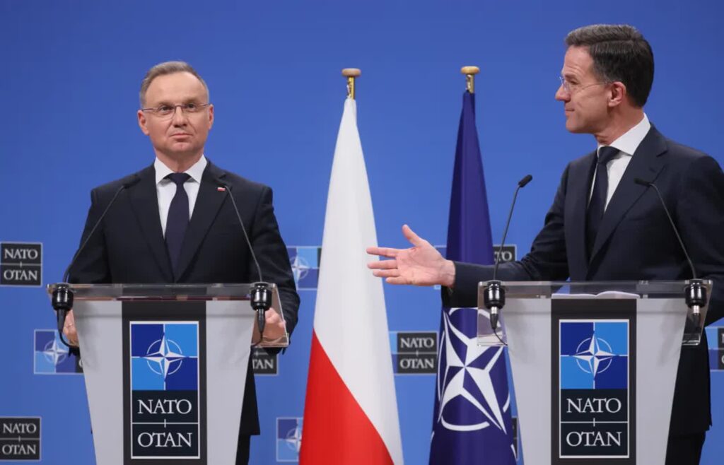 Andrzej Duda i Mark Rutte Fot. PAP/Leszek Szymański
