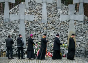 Polski Cmentarz Wojenny w Kijowie-Bykowni. Fot. PAP/ Vladyslav Musiienko