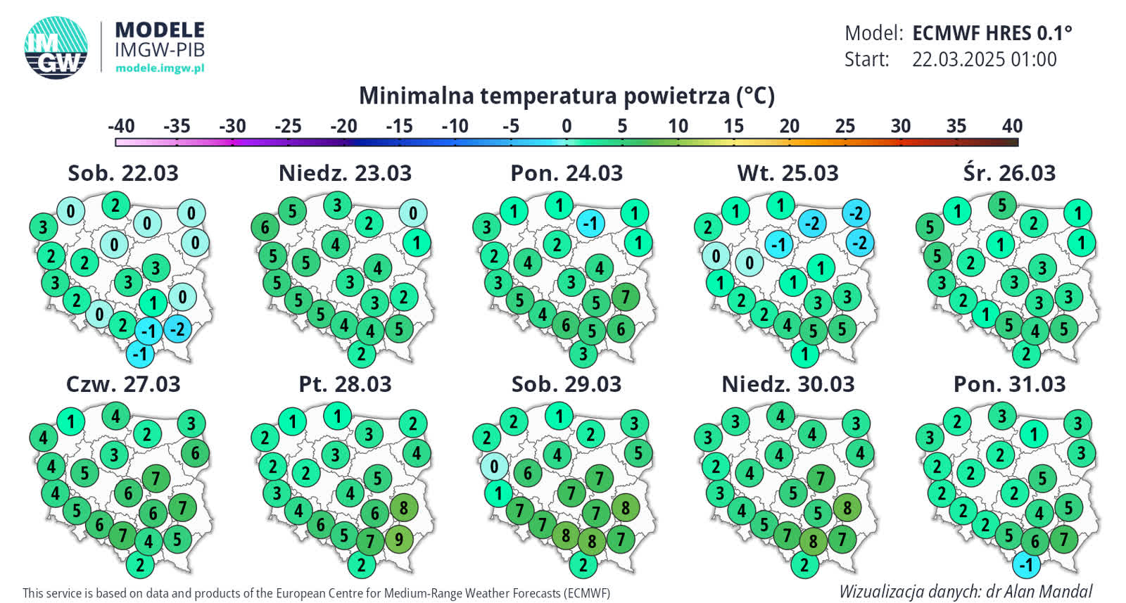 Najbliższe dni ciepłe, ale pochmurne i wietrzne 12 ECMWF_T2_MIN.png